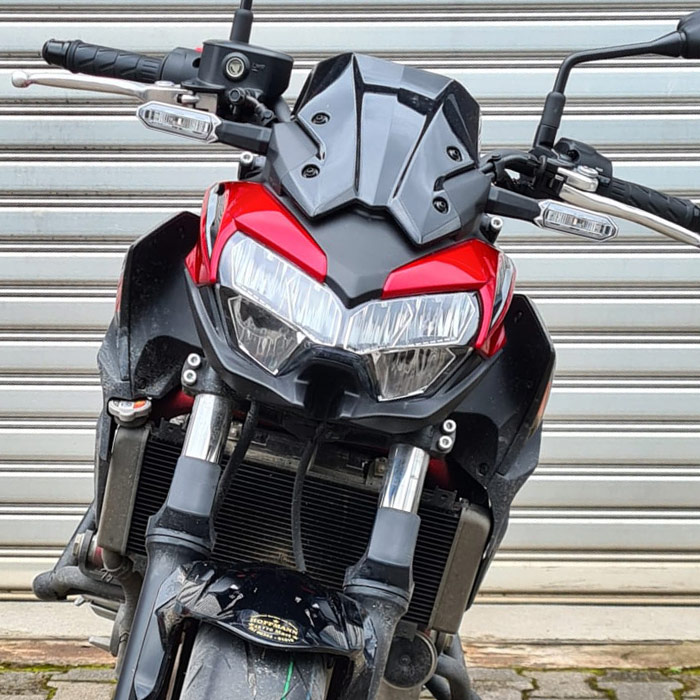 Motorrad Ansicht von vorne